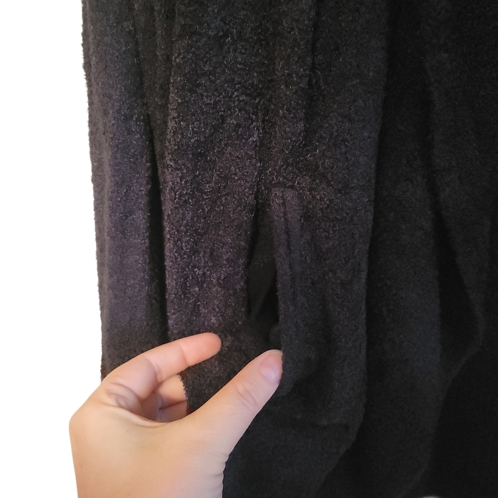 Barefoot Dreams CozyChic Lite Open Front Cardigan Black L/XL Soft Luxe - Picture 7 of 8